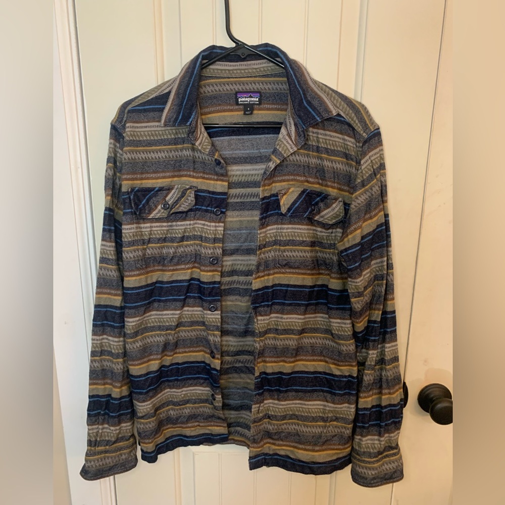 Patagonia Men’s Long Sleeved Fjord Flannel Shirt